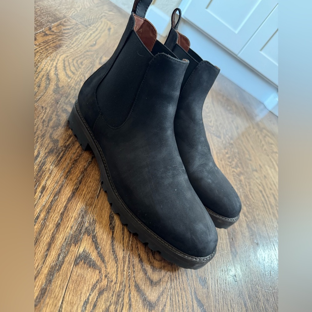 Patina Men’s Boots Size 9.5 Shadow Black